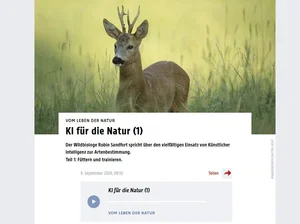 Radioserie: Vom Leben der Natur — KI für die Natur